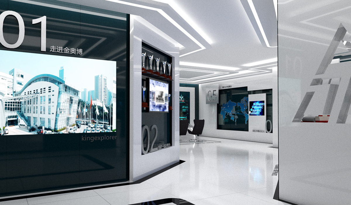 福州奧邁科技企業(yè)展廳設(shè)計(jì) 福州奧邁科技企業(yè)展廳設(shè)計(jì)